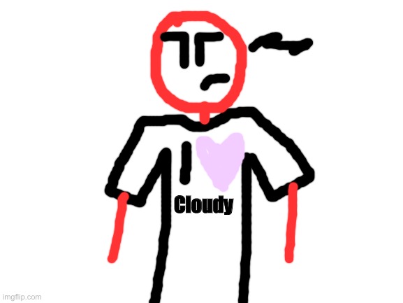 Fireball told Stickdanny to wear this shirt. It was all fun and games til he read the shirt | Cloudy | image tagged in blank white template,stickdanny | made w/ Imgflip meme maker