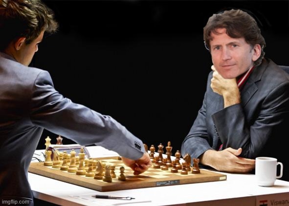 pov:todd howard's chess club | image tagged in chess,video games | made w/ Imgflip meme maker