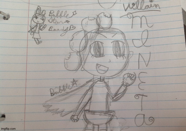 Here, enjoy a villain Mineta drawing I made | image tagged in mha,villain,bnha,drawing,anime,i tried | made w/ Imgflip meme maker