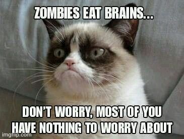 Grumpy cat zombies | image tagged in grumpy cat,cats,funny cats,funny cat memes | made w/ Imgflip meme maker