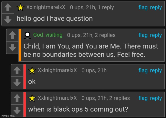 Imagine being God... this guy is about to be TROLLED. | image tagged in cursed,unexpected results | made w/ Imgflip meme maker