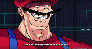 High Quality im already four parallel universes infront of you Blank Meme Template