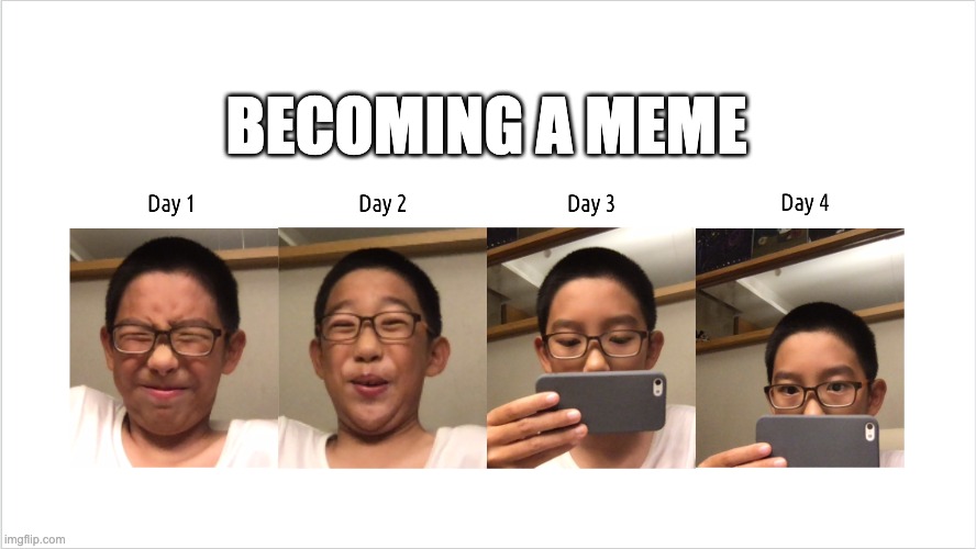My face muscles in a nutshell | BECOMING A MEME | image tagged in the days | made w/ Imgflip meme maker