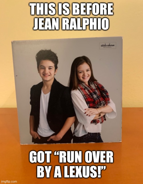 Young Jean Ralphio | THIS IS BEFORE JEAN RALPHIO; GOT “RUN OVER BY A LEXUS!” | image tagged in parks and rec | made w/ Imgflip meme maker
