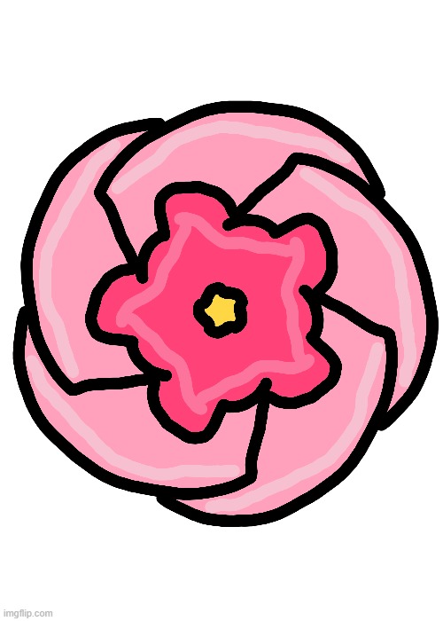 Just a flower I drew in Photoshop | image tagged in flower,drawing,photoshop | made w/ Imgflip meme maker
