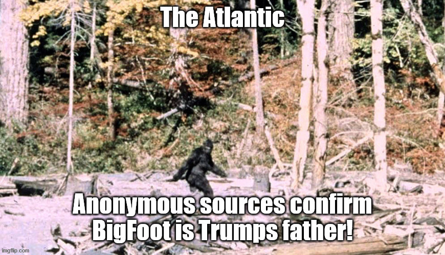 Does anyone really believe the Atlantic any more | image tagged in fake news,cnn fake news,sleepy joe,election 2020 | made w/ Imgflip meme maker