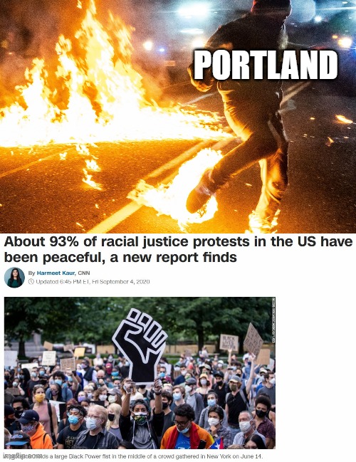portland day 100, protests 93% peaceful | PORTLAND | image tagged in portland,molotov,fire,riots,police,black lives matter | made w/ Imgflip meme maker