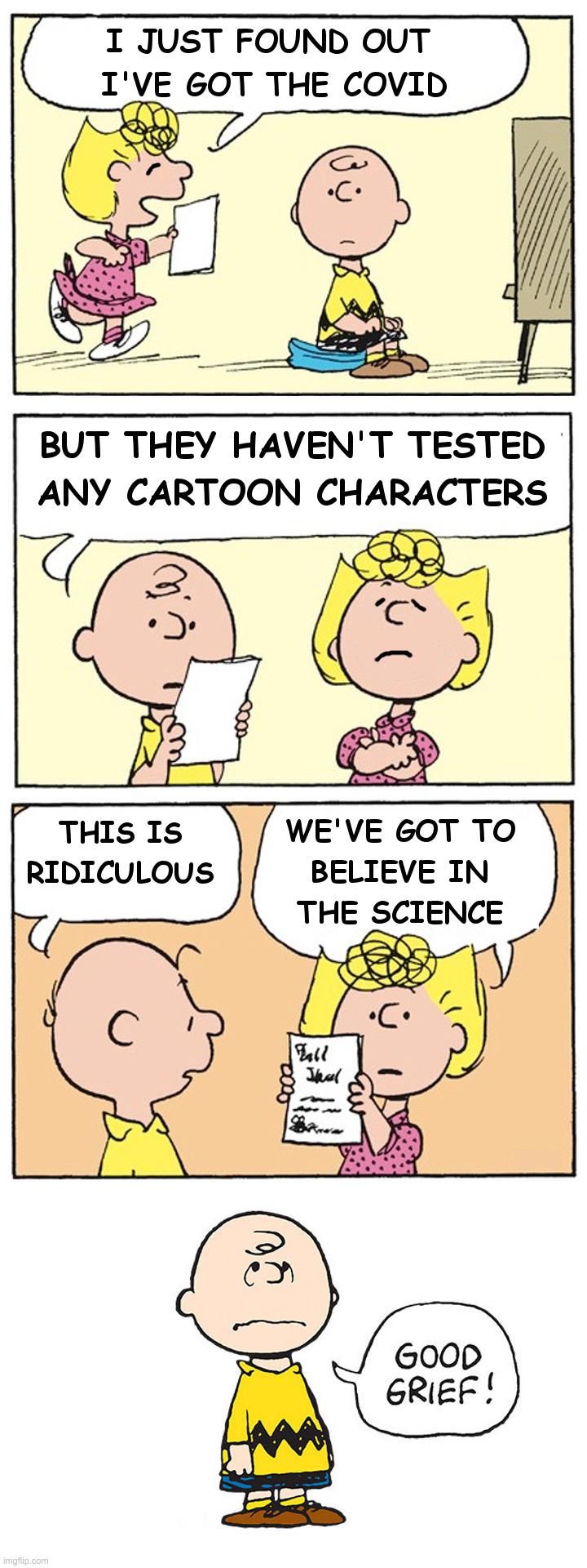Peanuts Tests Positive | image tagged in peanuts,covid,testing,coronavirus,lockdown,forever | made w/ Imgflip meme maker