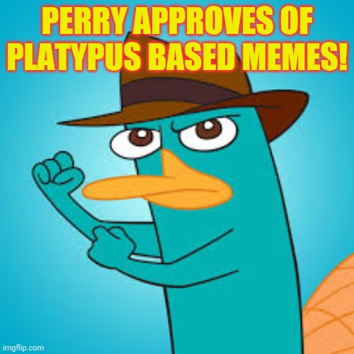  Perry the Platypus | Phineas and Ferb Wiki | Fandom powered by  | PERRY APPROVES OF PLATYPUS BASED MEMES! | image tagged in perry the platypus phineas and ferb wiki fandom powered by | made w/ Imgflip meme maker