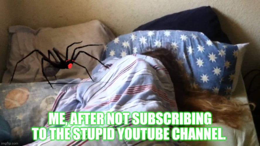 ME, AFTER NOT SUBSCRIBING TO THE STUPID YOUTUBE CHANNEL. | made w/ Imgflip meme maker