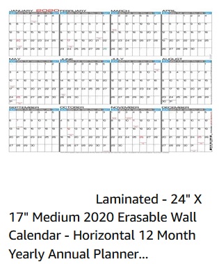 2020 Calendar Blank Meme Template