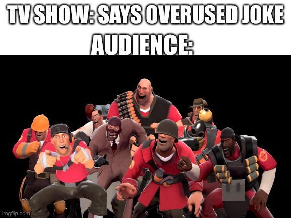 E | AUDIENCE:; TV SHOW: SAYS OVERUSED JOKE | image tagged in one does not simply,kill yourself guy | made w/ Imgflip meme maker