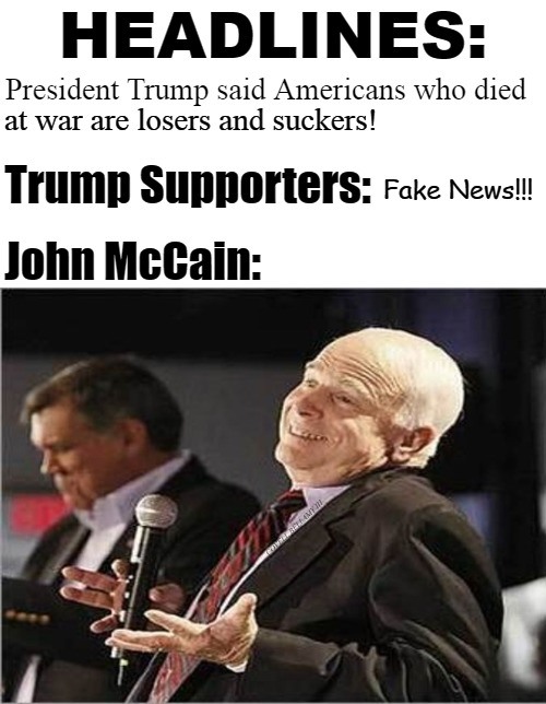 High Quality Trump Americans Who Died In War Are Losers and Suckers Blank Meme Template