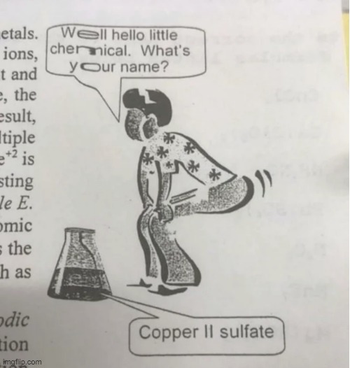 This is so bad that it's good | image tagged in copper ii sulfate | made w/ Imgflip meme maker