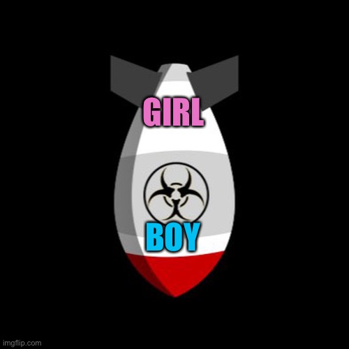 Gender reveals in 2050 | GIRL; BOY | image tagged in nuclear bomb | made w/ Imgflip meme maker