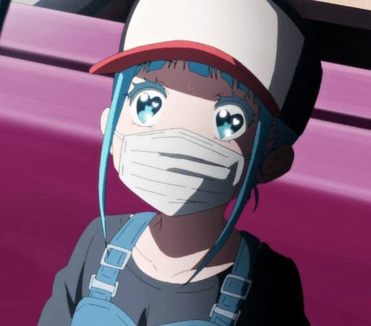 High Quality mask anime girl Blank Meme Template