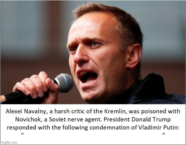 Alexei Navalny | image tagged in novichok,trump,putin,kremlin | made w/ Imgflip meme maker