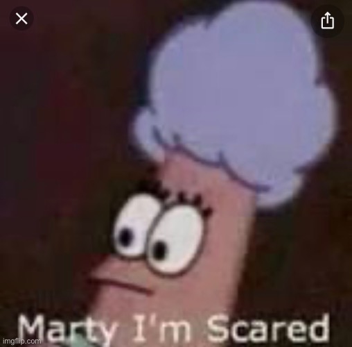 Marty I’m scared | image tagged in marty i m scared | made w/ Imgflip meme maker