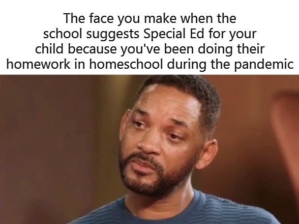 Will Smith Sad Look Special Ed Blank Meme Template