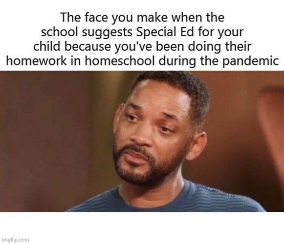 Will Smith Sad Look Special Ed | image tagged in will smith sad look special ed | made w/ Imgflip meme maker