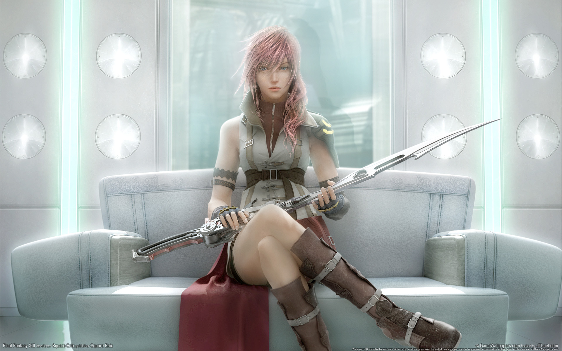 Lightning (Final Fantasy XIII) Blank Meme Template