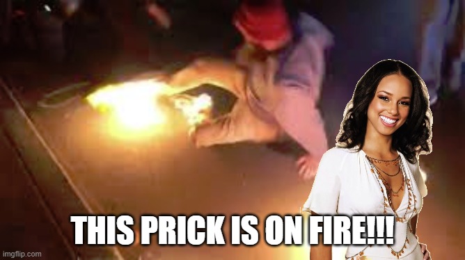 Antifa Fire | THIS PRICK IS ON FIRE!!! | image tagged in antifa fire | made w/ Imgflip meme maker
