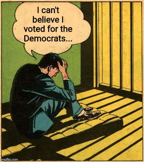 Don't Drink And Vote | I can't believe I voted for the Democrats... | image tagged in depressed man,drinking,comics/cartoons,drstrangmeme,voting,conservatives | made w/ Imgflip meme maker