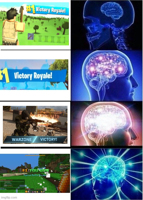 Expanding Brain Meme | image tagged in memes,expanding brain,minecraft,pc gaming | made w/ Imgflip meme maker