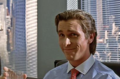 Patrick Bateman Blank Meme Template