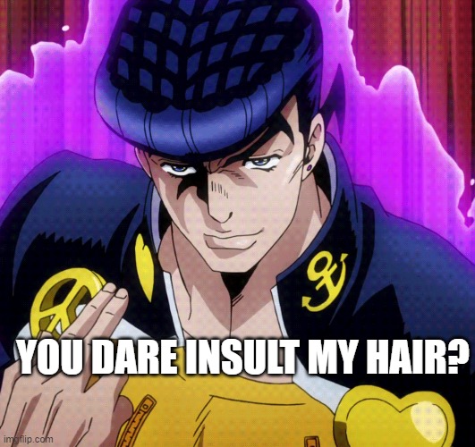 YOU DARE INSULT MY HAIR? | made w/ Imgflip meme maker