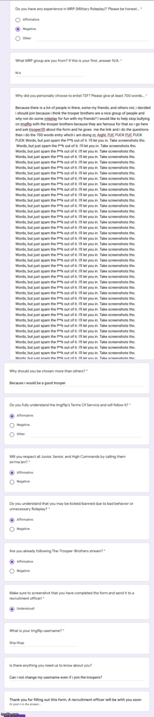 finished form | made w/ Imgflip meme maker