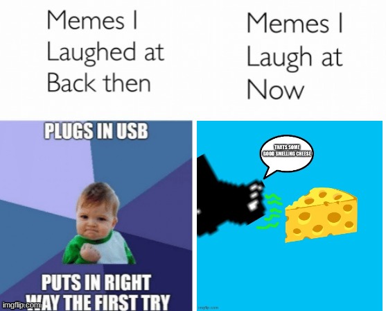 I made this for no reason | image tagged in memes i laughed at then vs memes i laugh at now,memes,funny | made w/ Imgflip meme maker