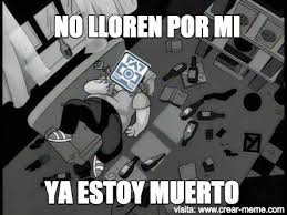 No llore por mi Blank Meme Template