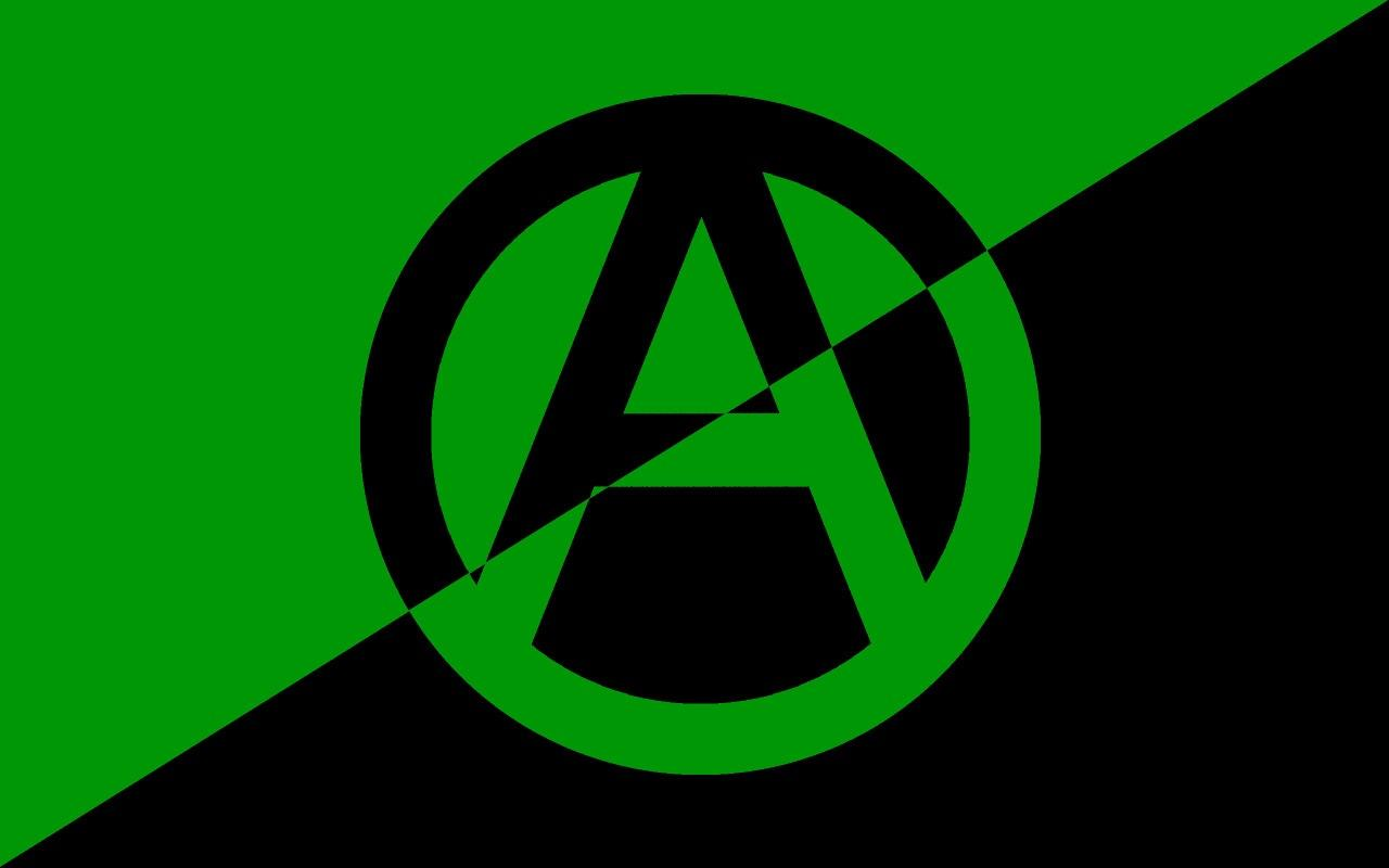 Anarchist Green in the name of ANTIFA Blank Meme Template
