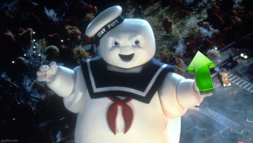 High Quality Stay Puft Marshmallow Man Blank Meme Template