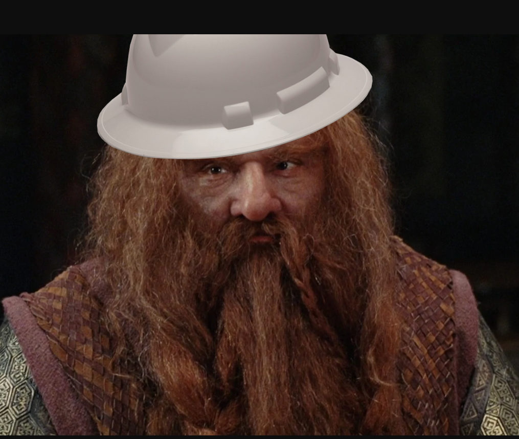 High Quality gimli roughneck Blank Meme Template