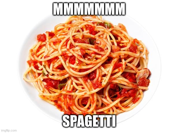 spagetti | MMMMMMM SPAGETTI | image tagged in spagetti | made w/ Imgflip meme maker