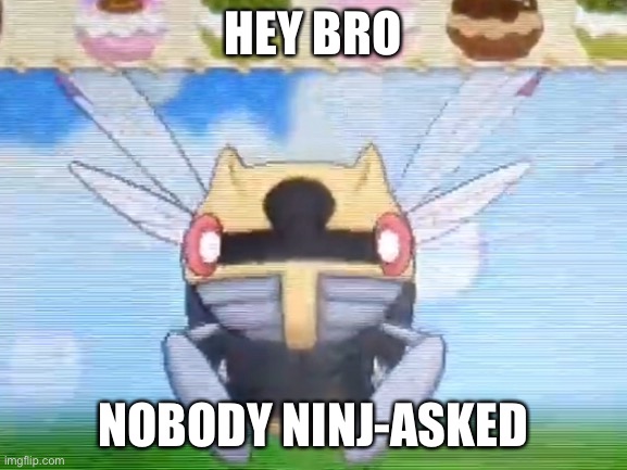 HEY BRO NOBODY NINJ-ASKED | made w/ Imgflip meme maker
