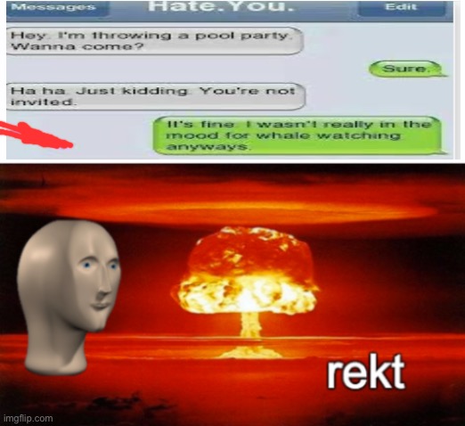 rekt w/text | image tagged in rekt w/text | made w/ Imgflip meme maker