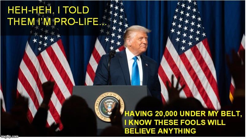 Pro-Life Trump | image tagged in trump,election,gop,rnc convention | made w/ Imgflip meme maker