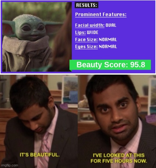 No Regrets | image tagged in i've looked at this for 5 hours now,baby yoda,star wars,star wars yoda,beauty,beautiful | made w/ Imgflip meme maker
