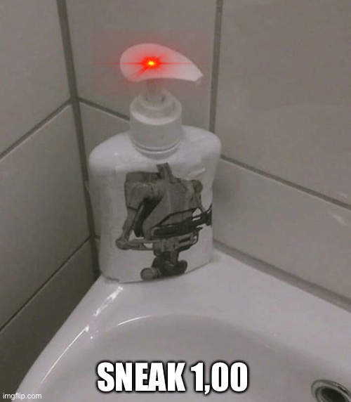 Die jedi | SNEAK 1,00 | image tagged in battle droid | made w/ Imgflip meme maker