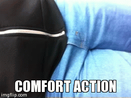 COMFORT ACTION | COMFORT ACTION | image tagged in gifs | made w/ Imgflip video-to-gif maker