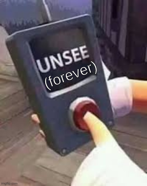 Unsee Button | (forever) | image tagged in unsee button | made w/ Imgflip meme maker