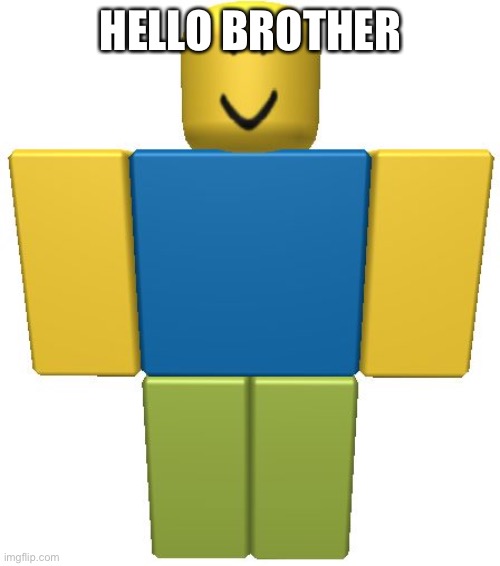 The Difference Of Blocky S Brother Squarey Imgflip - images of roblox noobs green shoes