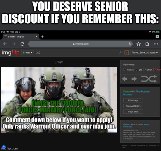 YOU DESERVE SENIOR DISCOUNT IF YOU REMEMBER THIS: | made w/ Imgflip meme maker