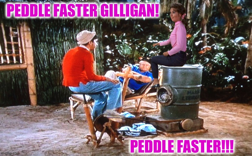 PEDDLE FASTER GILLIGAN! PEDDLE FASTER!!! | made w/ Imgflip meme maker