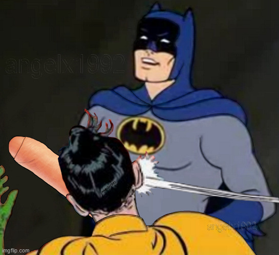 dickslap | image tagged in dickslap,batman slapping robin,batman and robin,slap,batman,batman slaps robin | made w/ Imgflip meme maker