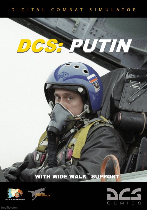 DCS Putin | image tagged in putin,dcs | made w/ Imgflip meme maker