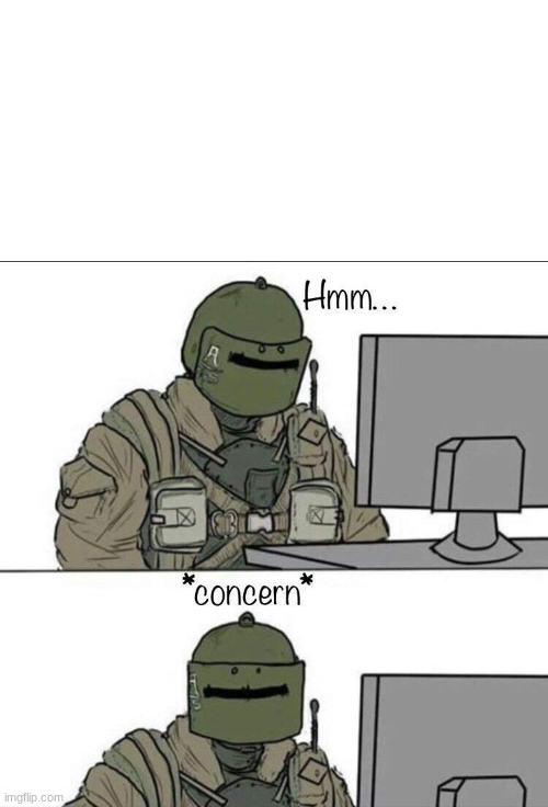 Rainbow six concern Blank Meme Template